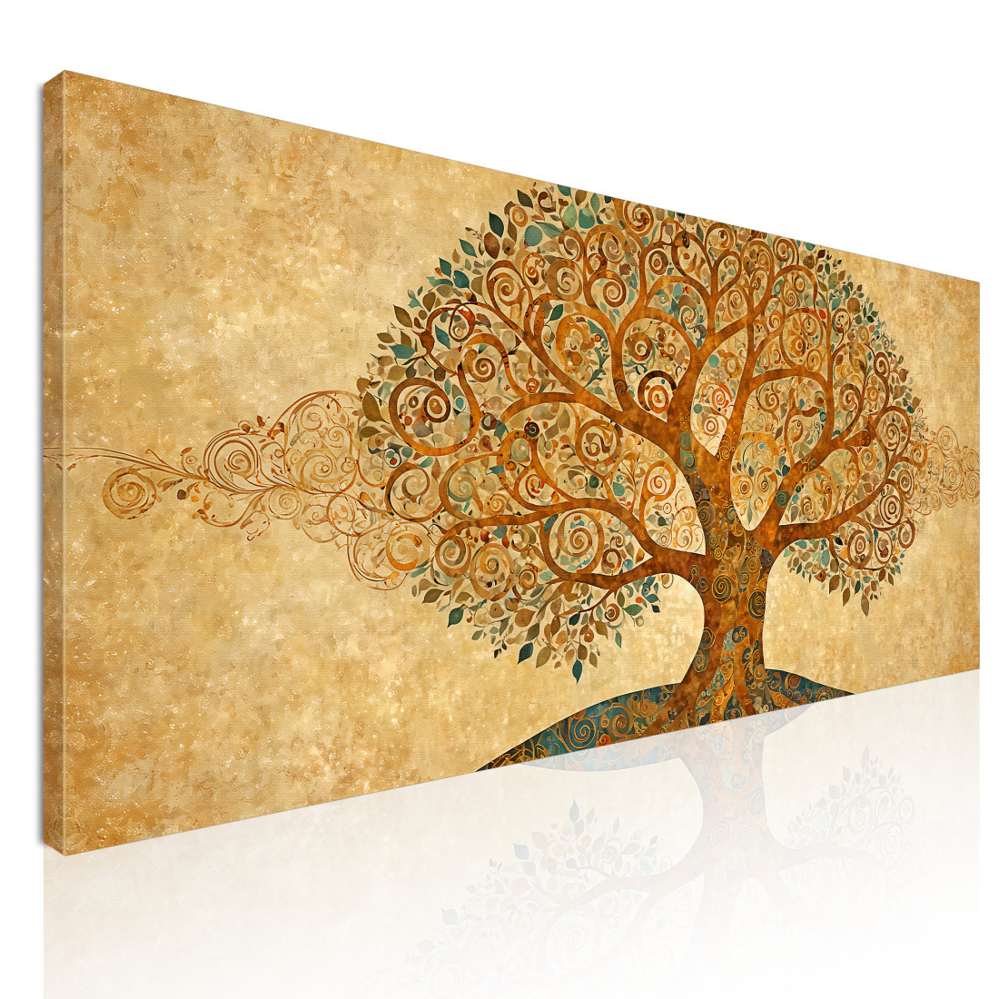 Quadro Albero Della Vita Tonalità Calde E Spirali Astratte avt20 quadro stampato su tela Quadro Albero Della Vita Tonalità Calde E Spirali Astratte avt20 quadro stampato su tela