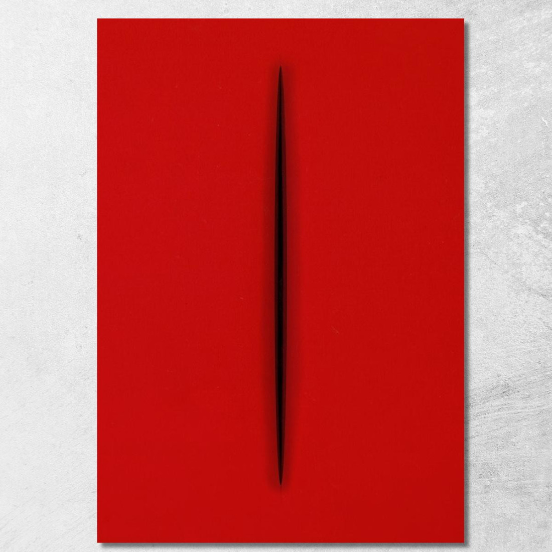 Quadro Astratto Fontana Rosso abs36 quadro stampato su tela Quadro Astratto Fontana Rosso abs36 quadro stampato su tela