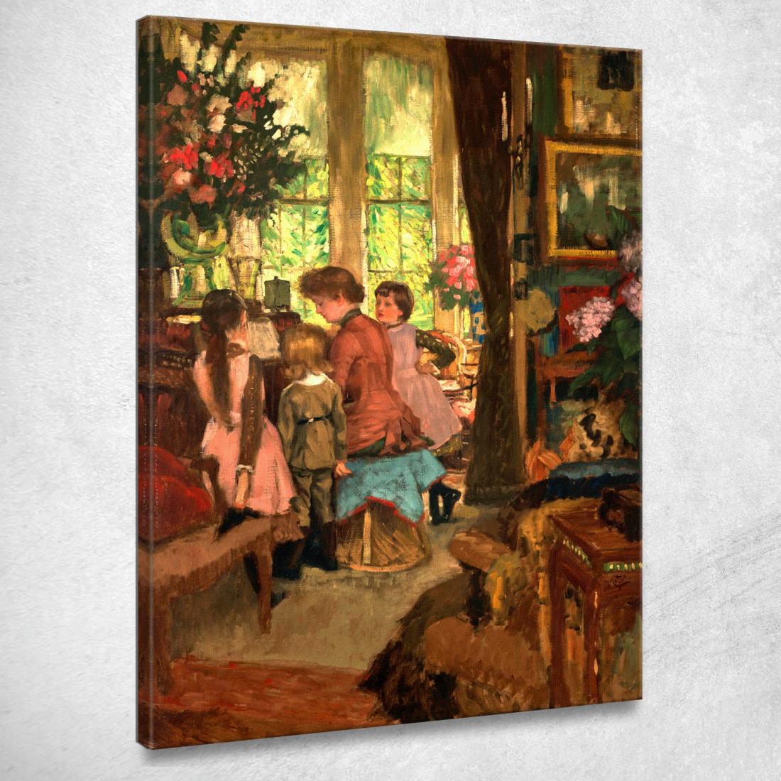 Kathleen Newton Al Pianoforte James Tissot jts50 quadro stampato su tela Kathleen Newton Al Pianoforte James Tissot jts50 quadro stampato su tela
