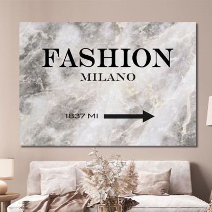 Quadro Fashion Milano Marmo Fashion fsn48 quadro stampato su tela