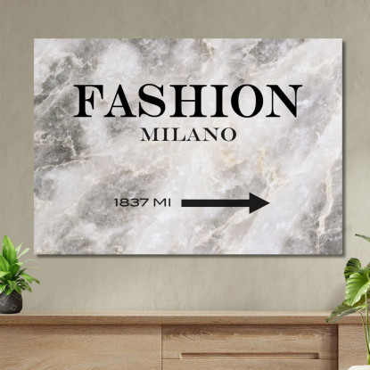 Quadro Fashion Milano Marmo Fashion fsn48 quadro stampato su tela