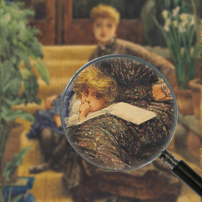 La Sorella Maggiore La Sorella Maggiore James Tissot jts56 quadro stampato su tela