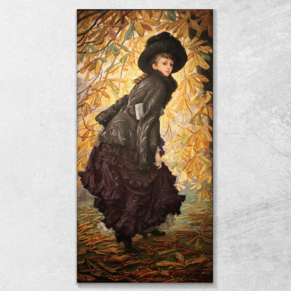 Ottobre James Tissot jts68 quadro stampato su tela