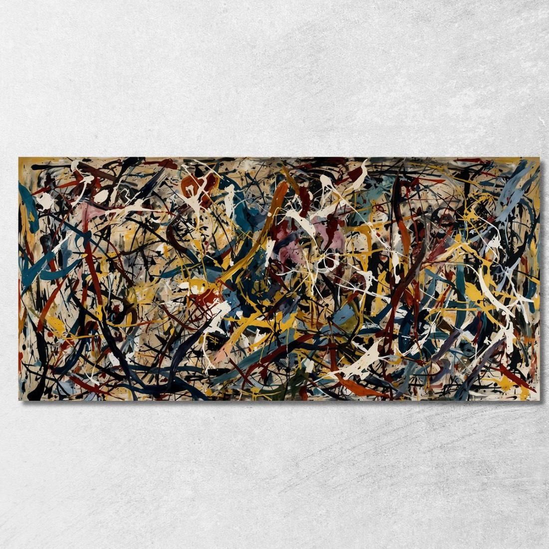 Alchimia Opera Ispirata Jackson Pollock ijsp2 quadro stampato su tela Alchimia Opera Ispirata Jackson Pollock ijsp2 quadro stampato su tela