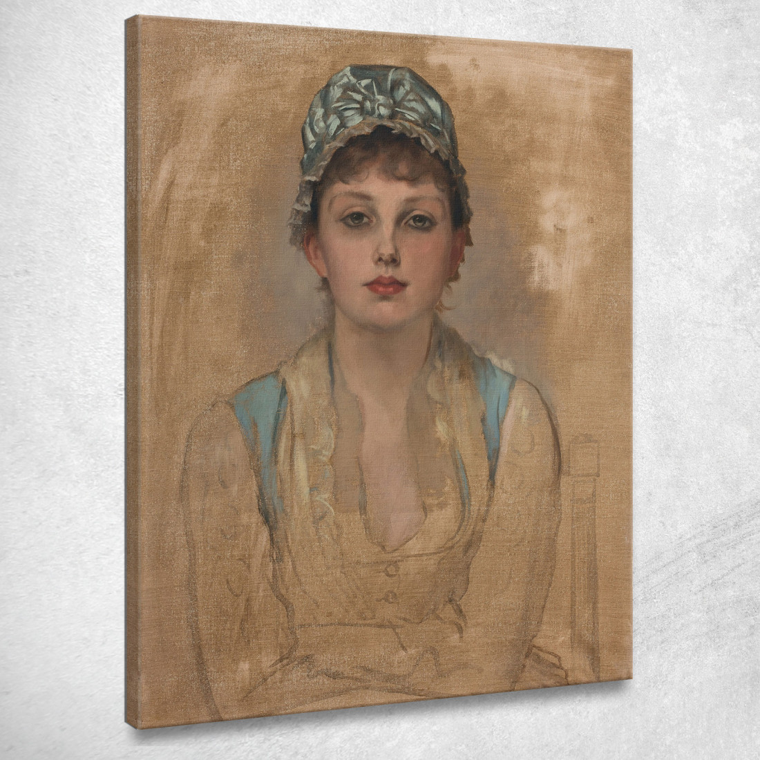 Ritratto Di Kathleen Newton James Tissot jts74 quadro stampato su tela Ritratto Di Kathleen Newton James Tissot jts74 quadro stampato su tela