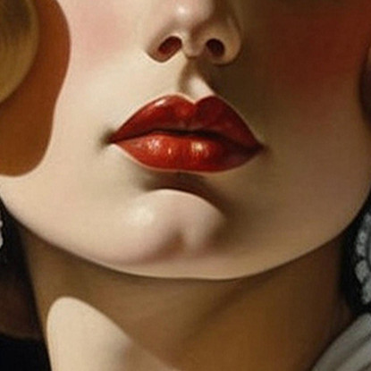 Fascino Silenzioso Stile Tamara de Lempicka ilmt13 quadro stampato su tela