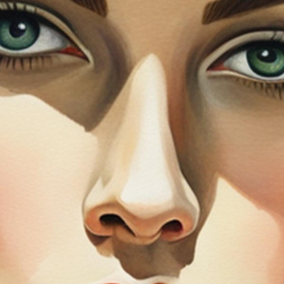 La Duchessa Verde Stile Tamara de Lempicka ilmt18 quadro stampato su tela
