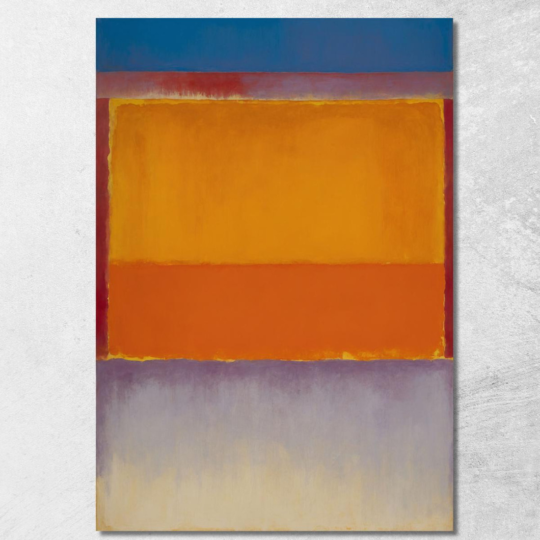 Bagliore Del Tramonto Su Toni Freddi Ispirato A Mark Rothko irhk18 quadro stampato su tela Bagliore Del Tramonto Su Toni Freddi Ispirato A Mark Rothko irhk18 quadro stampato su tela