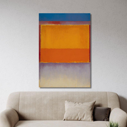 Bagliore Del Tramonto Su Toni Freddi Ispirato A Mark Rothko irhk18 quadro stampato su tela