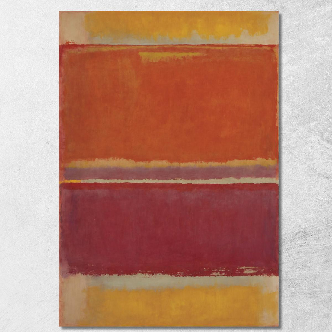 Tramonto Su Ocra Stile Mark Rothko irhk19 quadro stampato su tela Tramonto Su Ocra Stile Mark Rothko irhk19 quadro stampato su tela
