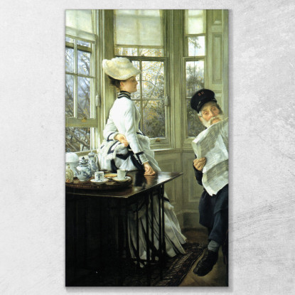 Leggere Le Notizie James Tissot jts85 quadro stampato su tela