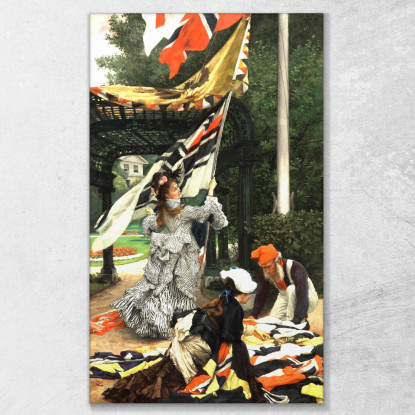 Ancora In Cima James Tissot jts98 quadro stampato su tela