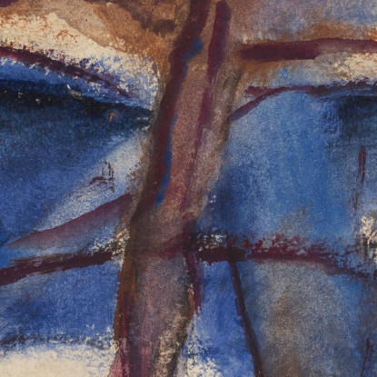 Conifere Spoglie Christian Rohlfs cro7 quadro stampato su tela