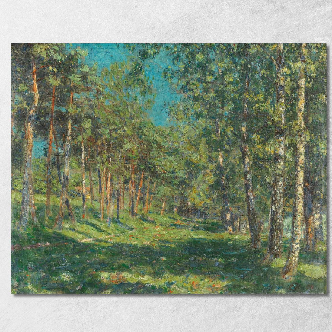Foresta Christian Rohlfs cro28 quadro stampato su tela Foresta Christian Rohlfs cro28 quadro stampato su tela
