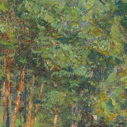 Foresta Christian Rohlfs cro28 quadro stampato su tela