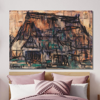 Casa A Soest Christian Rohlfs cro38 quadro stampato su tela