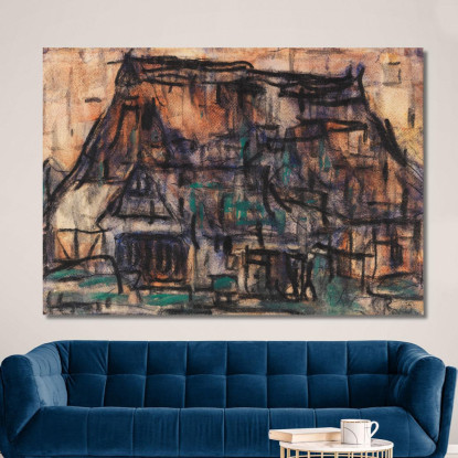 Casa A Soest Christian Rohlfs cro38 quadro stampato su tela