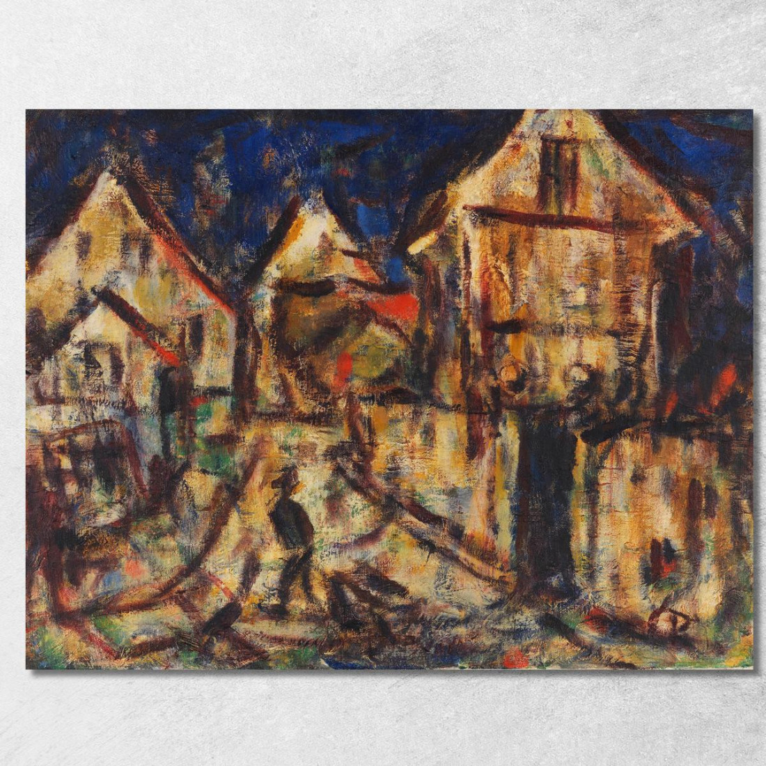 Case A Soest Christian Rohlfs cro44 quadro stampato su tela Case A Soest Christian Rohlfs cro44 quadro stampato su tela