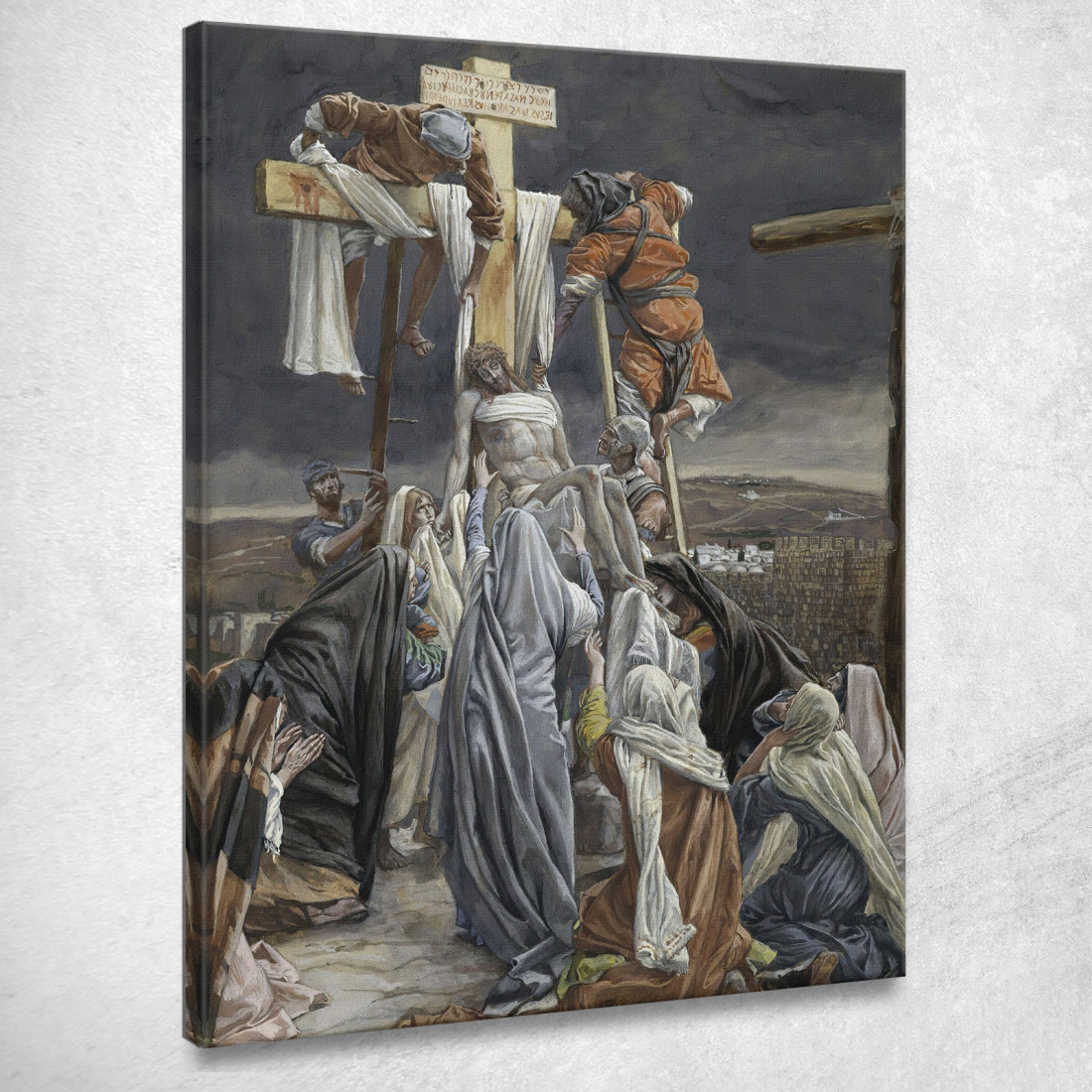 La Deposizione Dalla Croce James Tissot jts116 quadro stampato su tela La Deposizione Dalla Croce James Tissot jts116 quadro stampato su tela