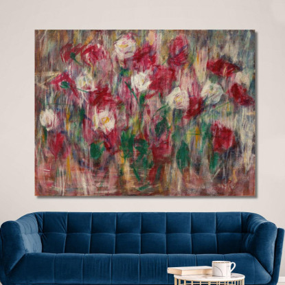 Rose E Garofani Christian Rohlfs cro65 quadro stampato su tela