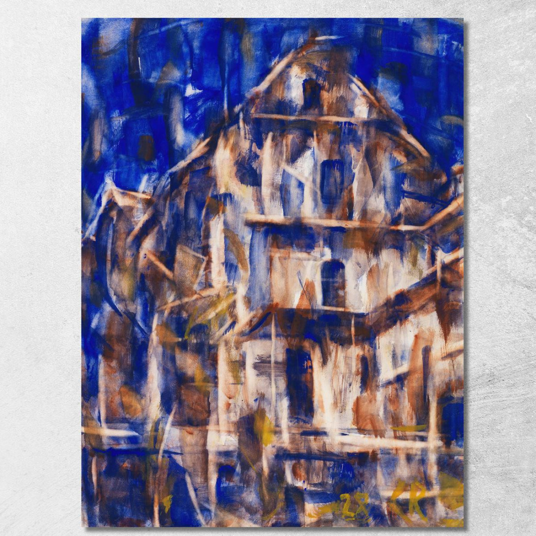 Case Ticinesi I Christian Rohlfs cro78 quadro stampato su tela Case Ticinesi I Christian Rohlfs cro78 quadro stampato su tela