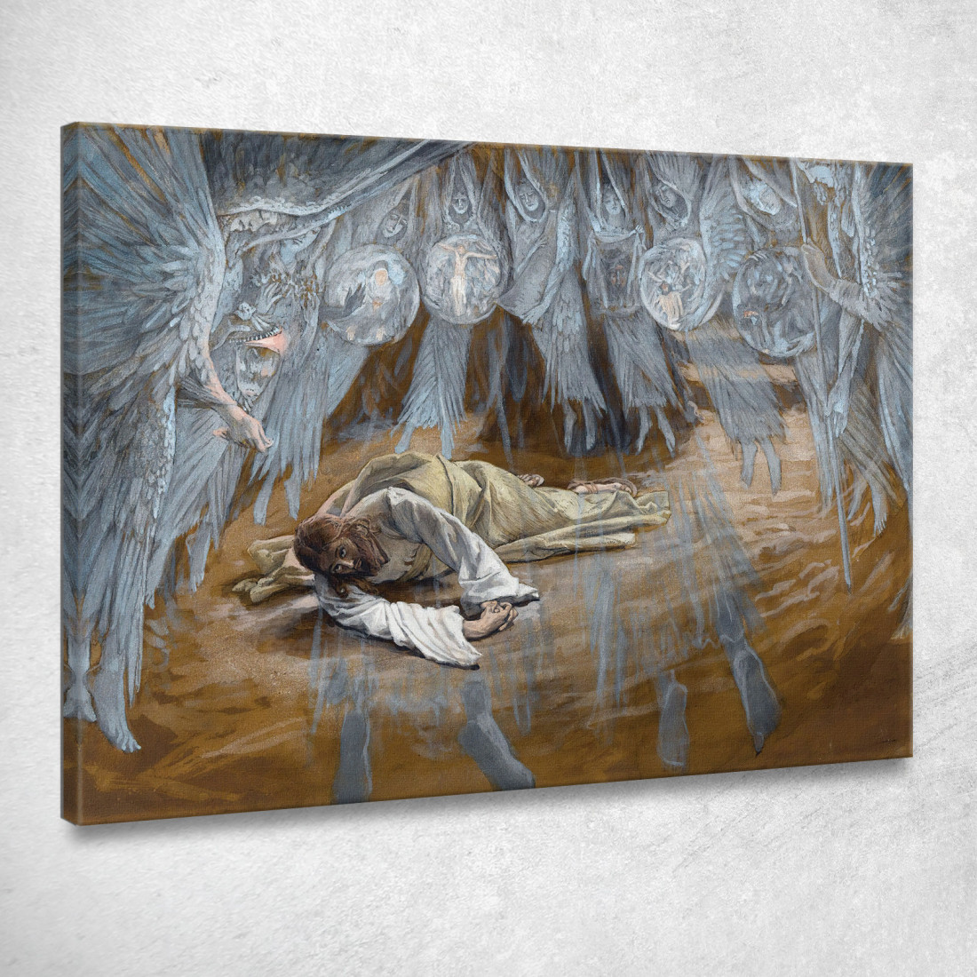 La Grotta Dell'Agonia James Tissot jts120 quadro stampato su tela La Grotta Dell'Agonia James Tissot jts120 quadro stampato su tela