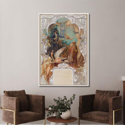 Giocoliere Eduard Veith evt25 quadro stampato su tela