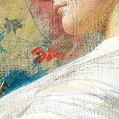 Il Ventaglio Giapponese Eduard Veith evt26 quadro stampato su tela