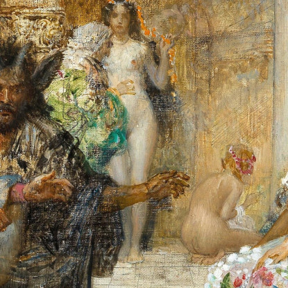 Ritorno Alla Virtù Eduard Veith evt28 quadro stampato su tela