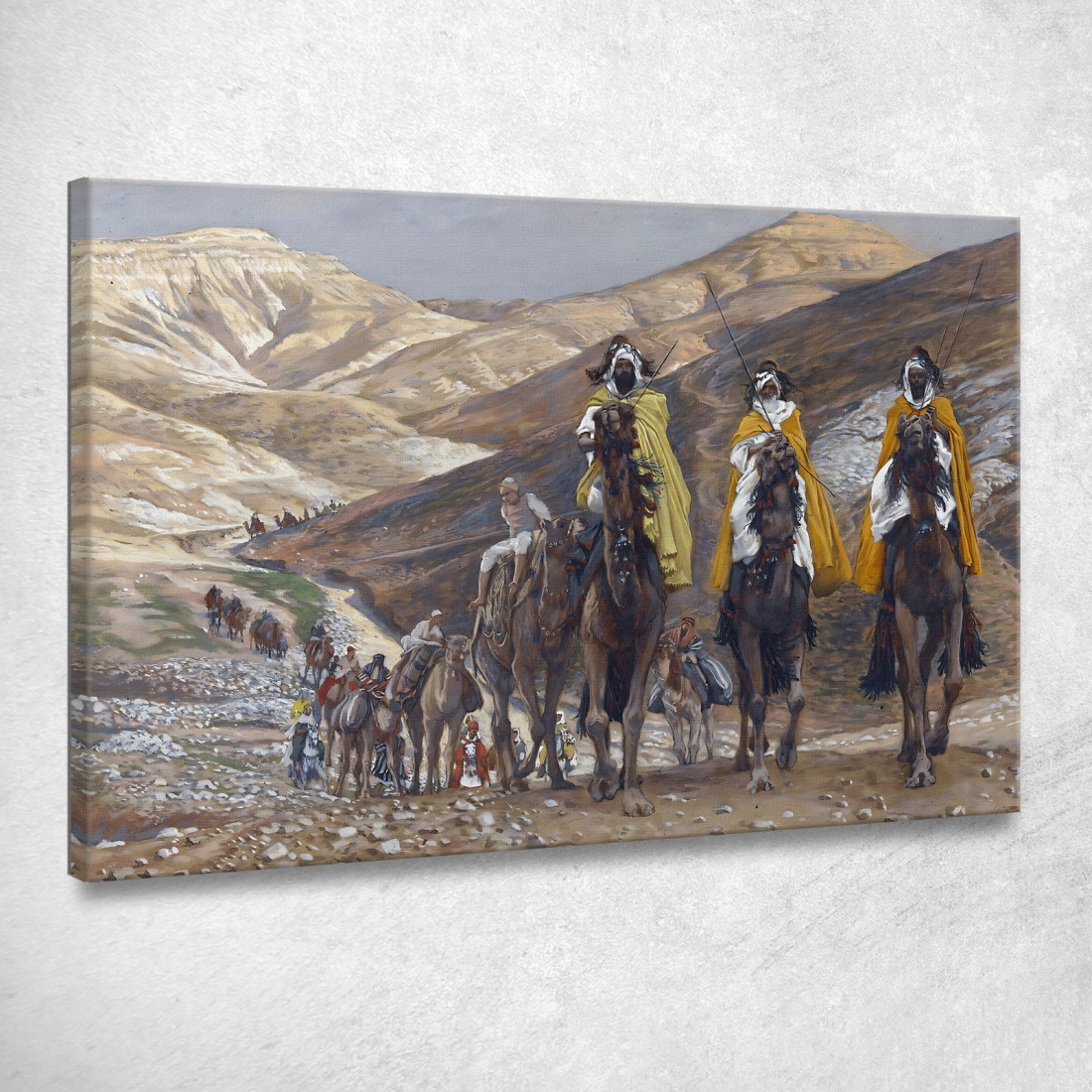 Il Viaggio Dei Magi James Tissot jts124 quadro stampato su tela Il Viaggio Dei Magi James Tissot jts124 quadro stampato su tela