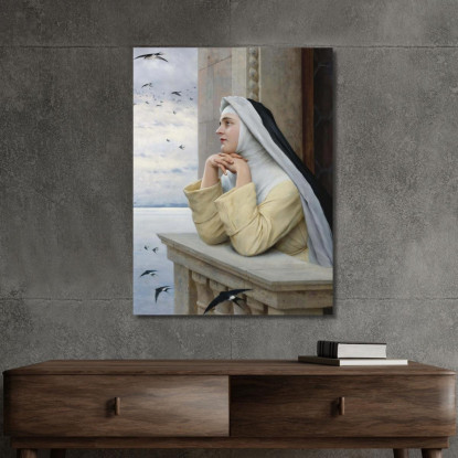 Le Creature Di Dio Eugen von Blaas evb36 quadro stampato su tela