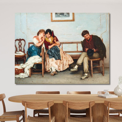 Segreti 2 Eugen von Blaas evb56 quadro stampato su tela