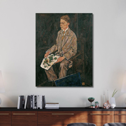 Ritratto Del Dr. Franz Martin Haberditzl Egon Schiele esh22 quadro stampato su tela