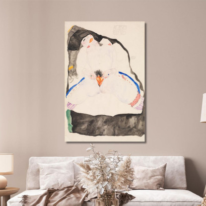 Osservato In Un Sogno Egon Schiele esh110 quadro stampato su tela