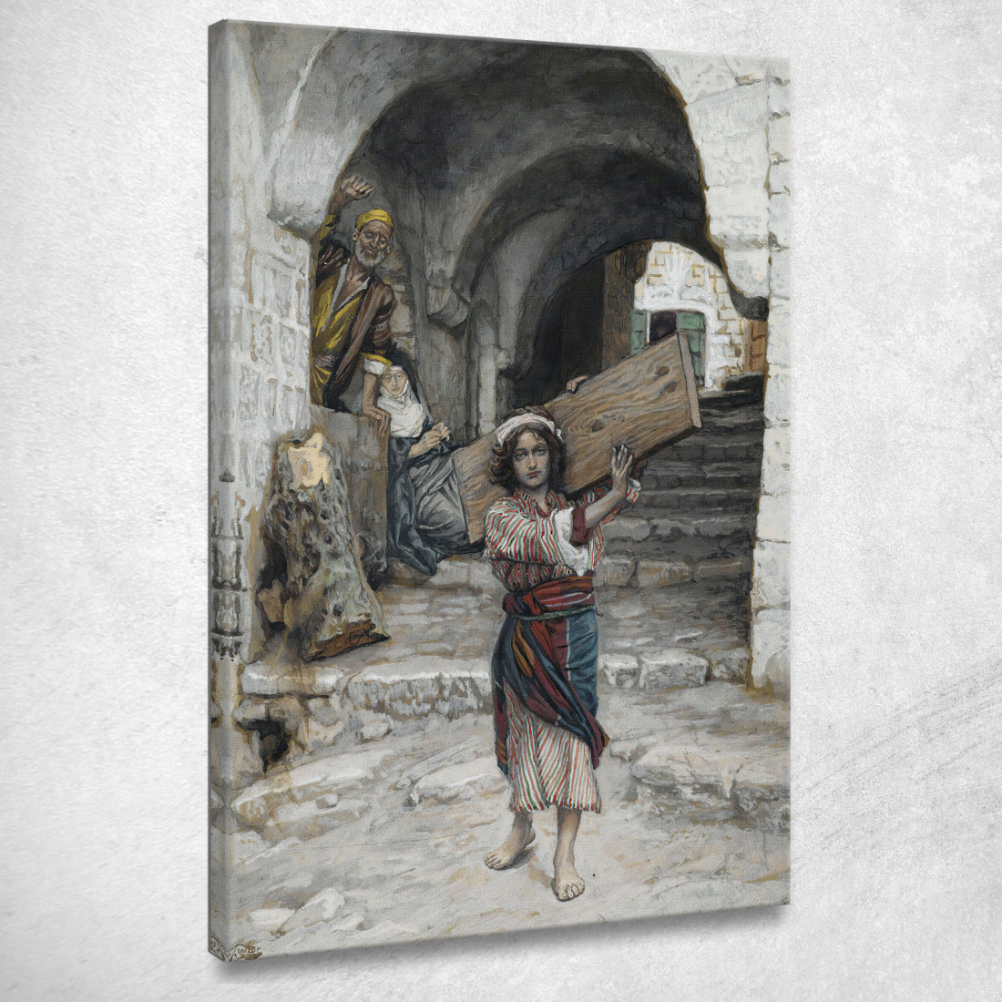 La Giovinezza Di Gesù James Tissot jts148 quadro stampato su tela La Giovinezza Di Gesù James Tissot jts148 quadro stampato su tela