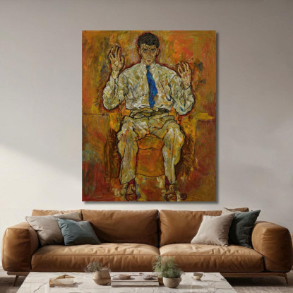 Ritratto Di Paris Von Gütersloh Egon Schiele esh125 quadro stampato su tela