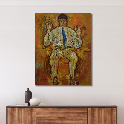 Ritratto Di Paris Von Gütersloh Egon Schiele esh125 quadro stampato su tela