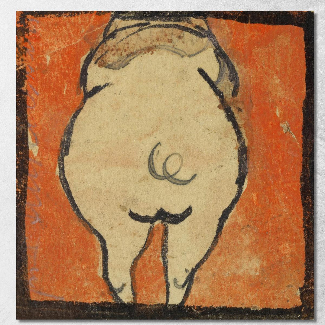 Maiale Visto Da Dietro Egon Schiele esh144 quadro stampato su tela Maiale Visto Da Dietro Egon Schiele esh144 quadro stampato su tela