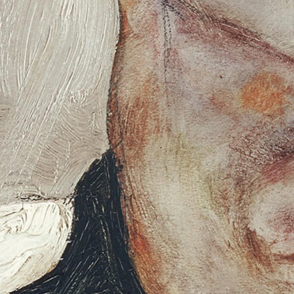 Autoritratto Con Pianta Di Lanterna Cinese Egon Schiele esh156 quadro stampato su tela