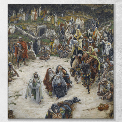 Ciò Che Nostro Signore Vide Dalla Croce James Tissot jts157 quadro stampato su tela