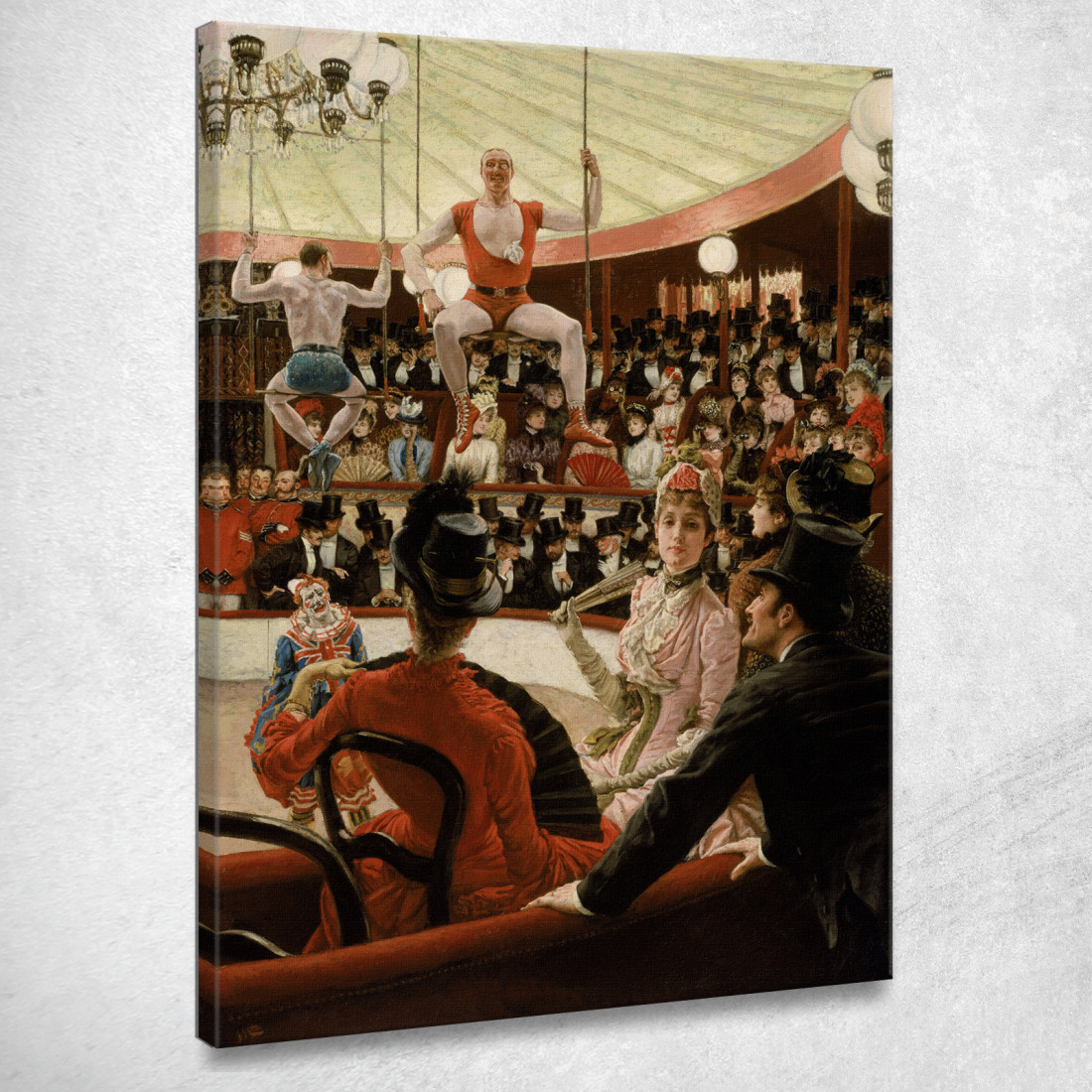 Donne Di Parigi: L'Amante Del Circo James Tissot jts158 quadro stampato su tela Donne Di Parigi: L'Amante Del Circo James Tissot jts158 quadro stampato su tela