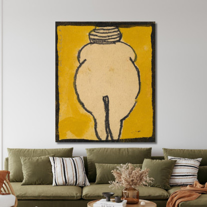 Venere Di Willendorf Egon Schiele esh201 quadro stampato su tela