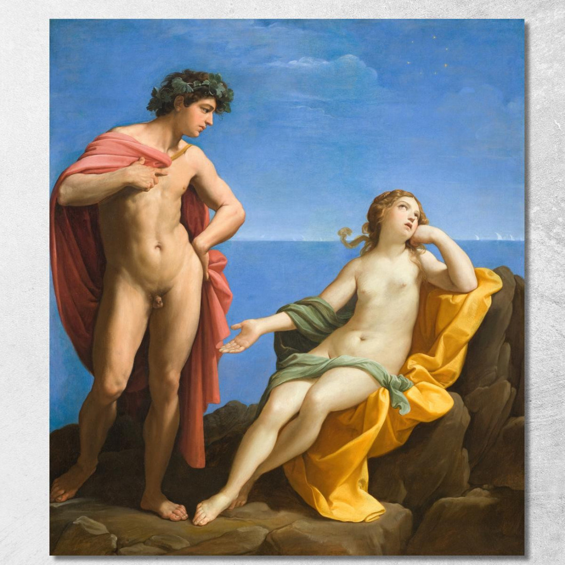 Bacco E Arianna Guido Reni grn2 quadro stampato su tela Bacco E Arianna Guido Reni grn2 quadro stampato su tela