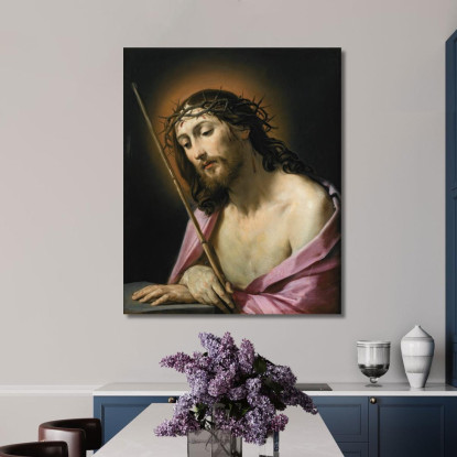 Cristo Come Ecce Homo Guido Reni grn8 quadro stampato su tela