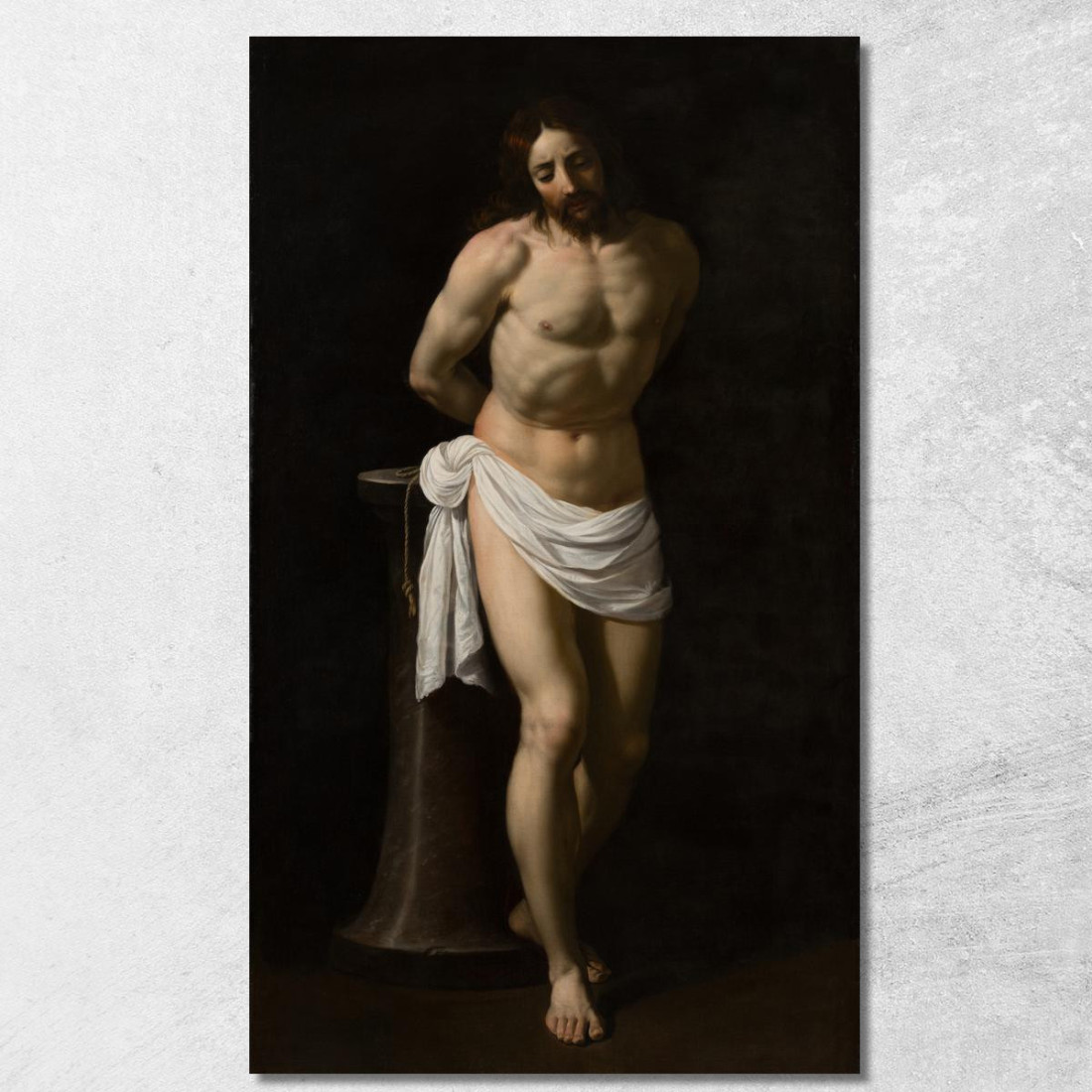 Cristo Alla Colonna Guido Reni grn9 quadro stampato su tela Cristo Alla Colonna Guido Reni grn9 quadro stampato su tela