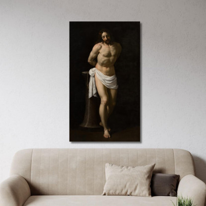 Cristo Alla Colonna Guido Reni grn9 quadro stampato su tela