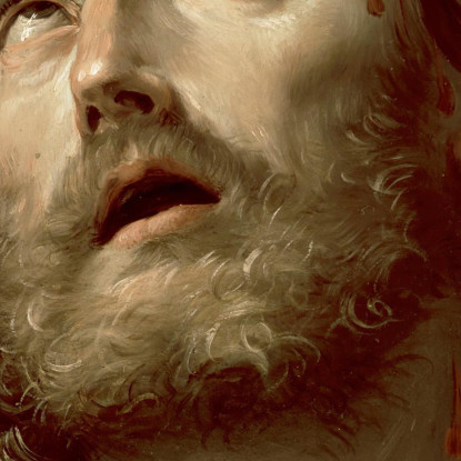 Testa Di Cristo Coronato Di Spine Guido Reni grn14 quadro stampato su tela