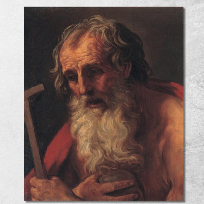 San Girolamo Guido Reni grn29 quadro stampato su tela