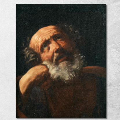 San Pietro Guido Reni grn32 quadro stampato su tela