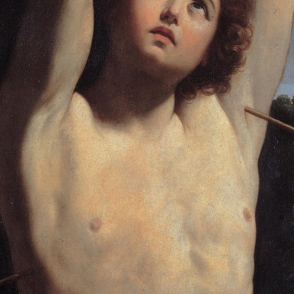 San Sebastiano Guido Reni grn34 quadro stampato su tela